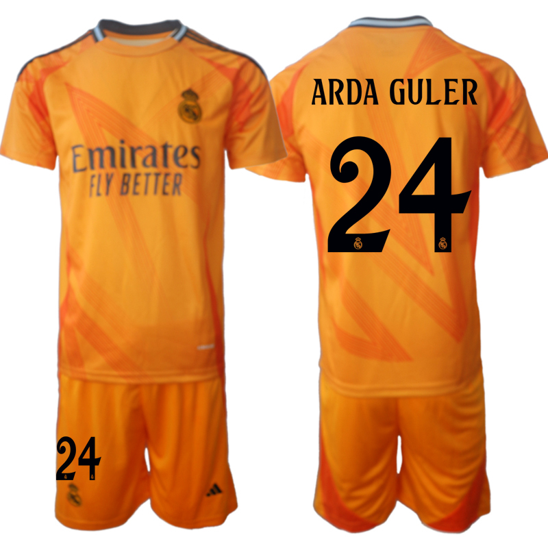 Men 2024-2025 Club Real Madrid away orange #24 Soccer Jersey